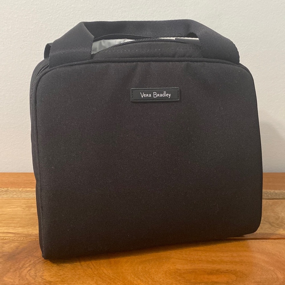 Vera Bradley Black Lunchbox Lunch Bag
